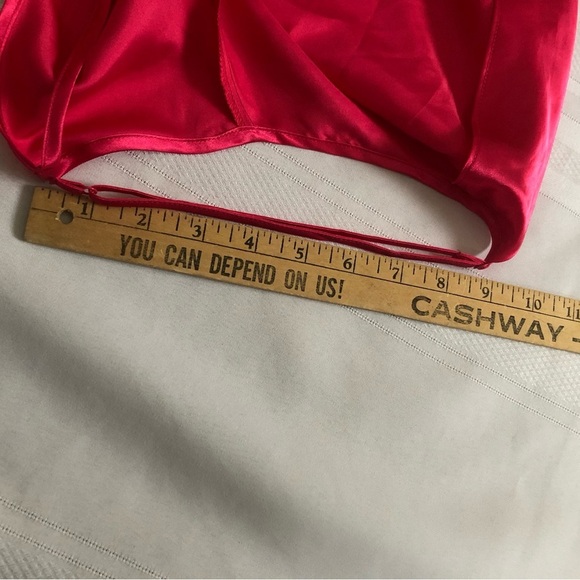 Satin Pink Slip Dress - Picture 9 of 14